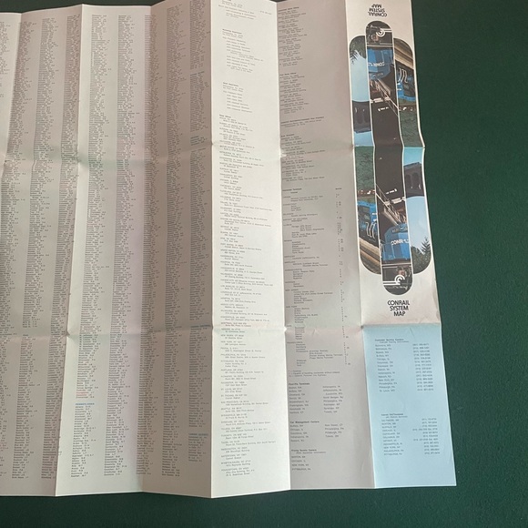 Conrail System Map - Picture 7 of 9